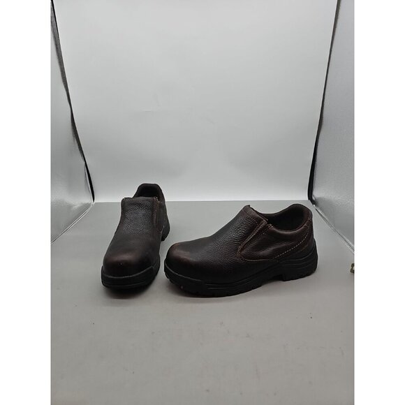 Timberland Other - Timberland Pro Titan steel toe oxford slip on mens shoe F2413-18 BROWN sz 10M